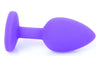 Dop anal Red Diamond Jewellery Butt Plug Small 7 cm, silicon mov SOLLUXE® Every box holds joy-unbox it!