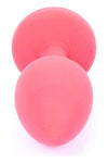 Dop anal Blue Diamond Jewellery Butt Plug Small 7 cm, silicon rosu - 64 - 00080
