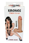 Vibrator realistic KRONOS LOVECLONEX 17.5 cm, 7 moduri de vibratii SOLLUXE® Every box holds joy-unbox it!