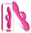 Vibrator Rabbit BONNIE cu 9 moduri de vibratii si incarcare USB, flexibil, silentios, silicon premium, roz SOLLUXE® Every box holds joy-unbox it!