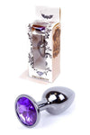 Dop anal Jewellery Dark Silver Butt Plug 7 cm, mov - 64 - 00034