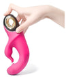 Vibrator Rabbit G-spot Meteor cu 9 moduri de vibratii si incarcare magnetica, flexibil, silentios, silicon premium, roz SOLLUXE® Every box holds joy-unbox it!