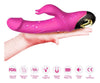Vibrator Rabbit G-spot Meteor cu 9 moduri de vibratii si incarcare magnetica, flexibil, silentios, silicon premium, roz SOLLUXE® Every box holds joy-unbox it!