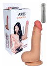 Vibrator realistic ARES LOVECLONEX 15 cm, 7 moduri de vibratii, telecomanda SOLLUXE® Every box holds joy-unbox it!