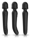 Vibrator Wand Mission cu 9 moduri de vibratii, functie de incalzire si incarcare USB, silentios, negru SOLLUXE® Every box holds joy-unbox it!