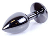 Dop anal Jewellery Dark Silver Butt Plug 7 cm, verde - 64 - 00033