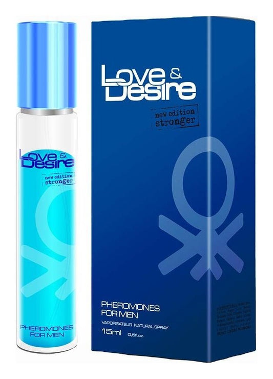 Parfum natural cu feromoni Love & Desire, pentru barbati, 15 ml SOLLUXE Every box holds joy - unbox it!