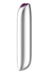 Vibrator clitoris Powerful Bullet cu 20 moduri de vibratii si incarcare USB, 10 cm, argintiu SOLLUXE® Every box holds joy-unbox it!