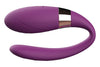 Vibrator pentru cuplu V-Vibe cu 7 moduri de vibratii, telecomanda wireless si incarcare USB, silentios, silicon premium, mov SOLLUXE® Every box holds joy-unbox it!