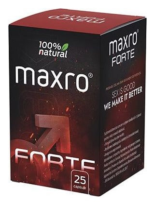 Capsule MAXRO FORTE, supliment alimentar pentru bărbați, 25 capsule