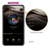 Ou vibrator ABNER cu 12 moduri de vibratii si control prin aplicatie, incarcare USB, silentios, silicon premium, mov Erosvita