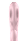 Vibrator Rabbit G-spot cu 10 moduri de vibratii, functie de incalzire si incarcare USB, flexibil, silentios, silicon premium, roz Erosvita