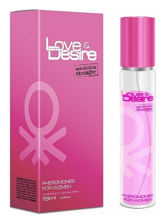 Parfum natural cu feromoni Love & Desire, pentru femei, 15 ml SOLLUXE Every box holds joy - unbox it!