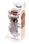Dop anal Jewellery Dark Silver Butt Plug 9.5 cm, rosu - 64 - 00055