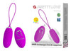 Ou vibrator JOANNA cu 12 moduri de vibratii si telecomanda wireless, incarcare USB, silicon premium, roz Erosvita