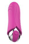 Mini Vibrator Exclusive Bullet cu 10 moduri de vibratii si incarcare USB, 9 cm, roz SOLLUXE® Every box holds joy-unbox it!
