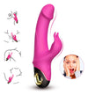 Vibrator Rabbit G-spot Meteor cu 9 moduri de vibratii si incarcare magnetica, flexibil, silentios, silicon premium, roz SOLLUXE® Every box holds joy-unbox it!