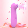 Stimulator clitoris cu suctiune si 10 moduri de vibratii, incarcare USB, silentios, silicon premium, roz