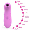 Stimulator clitoris cu suctiune si 10 moduri de vibratii, incarcare USB, silentios, silicon premium, roz
