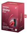 Ou vibrator Satisfyer Shiny Petal cu 12 moduri de vibratii, control prin aplicatie si telecomanda wireless, incarcare magnetica USB, silentios, silicon premium Erosvita