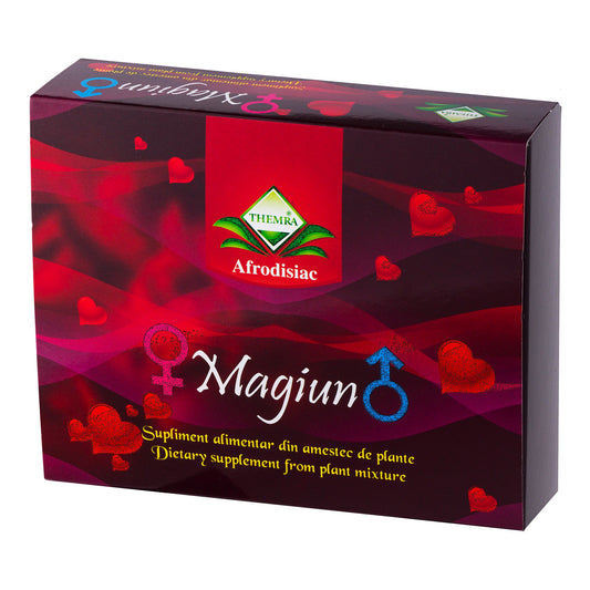 Themra Magiun Afrodisiac Natural, Supliment Pentru Potenta Barbati si Libido Femei, Efect Rapid si 100% Natural, 12 x 12 gr