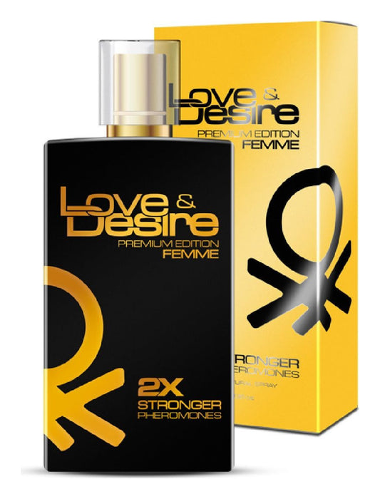 Parfum natural cu feromoni Love & Desire Premium, pentru femei, 100 ml SOLLUXE® Every box holds joy-unbox it!