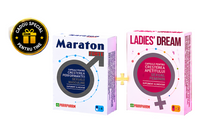 Capsule MARATON FORTE + Ladies Dream, cresterea performantei sexuale barbati si femei, 4+2 capsule