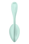 Ou vibrator Satisfyer Smooth Petal cu 12 moduri de vibratii, control prin aplicatie si telecomanda wireless, incarcare magnetica USB, silentios, silicon premium, verde SOLLUXE Every box holds joy - unbox it!