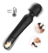 Vibrator Wand Mission cu 9 moduri de vibratii, functie de incalzire si incarcare USB, silentios, negru SOLLUXE® Every box holds joy-unbox it!