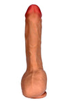 Vibrator realistic ZEUS LOVECLONEX 22.5 cm, 7 moduri de vibratii, telecomanda SOLLUXE® Every box holds joy-unbox it!