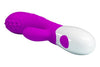 Vibrator punctul G BRUNO cu stimulator clitoris si 7 moduri de vibratii, flexibil, silicon premium, roz Erosvita