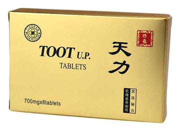 Toot UP - Supliment natural pentru potență şi întârzierea ejacularii, 8 tablete SOLLUXE Every box holds joy - unbox it!