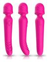Vibrator Wand Mission cu 9 moduri de vibratii, functie de incalzire si incarcare USB, silentios, roz SOLLUXE® Every box holds joy-unbox it!