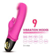 Vibrator Rabbit G-spot Meteor cu 9 moduri de vibratii si incarcare magnetica, flexibil, silentios, silicon premium, roz SOLLUXE® Every box holds joy-unbox it!