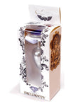 Dop anal Jewellery Silver Butt Plug 7 cm, albastru - 64 - 00010
