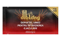 Diblong Delay Wipe - Șervețel pentru bărbați, cu ingrediente ce pot ajuta la întârzierea ejaculării, 1 buc