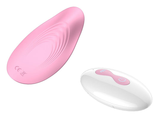 Stimulator clitoris cu 10 moduri de vibratii, ultrasubtire si portabil, telecomanda wirelss, incarcare USB, roz SOLLUXE® Every box holds joy-unbox it!