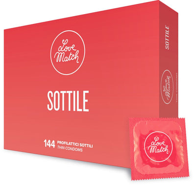 Prezervative profesionale Love Match Sottile, subtiri si rezistente, 144 buc