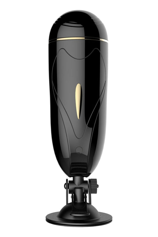 Masturbator FOXSHOW cu 7 moduri de vibratii, incarcare USB si functii interactive, casti incluse SOLLUXE® Every box holds joy-unbox it!