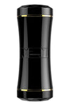 Masturbator FOX ultrarealist, cu capat dublu si material CyberSkin, negru SOLLUXE® Every box holds joy-unbox it!