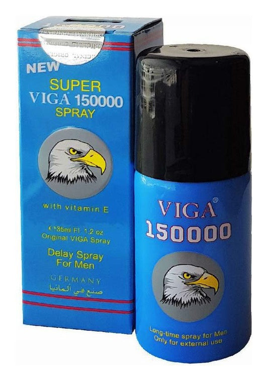 Spray Super Viga 150000 Blue, pentru intarzierea ejacularii, 45 ml SOLLUXE Every box holds joy - unbox it!