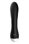 Vibrator punctul G ROMANCE cu stimulator clitoris, 9 moduri de vibratii si incarcare USB, silentios, silicon premium, negru SOLLUXE® Every box holds joy-unbox it!