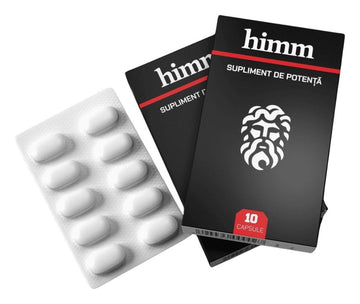 Capsule HIMM, pentru potență, erecții puternice și îmbunătățirea performanțelor intime, 20 buc
