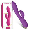 Vibrator Rabbit BONNIE cu 9 moduri de vibratii si incarcare USB, flexibil, silentios, silicon premium, mov SOLLUXE® Every box holds joy-unbox it!