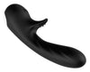 Vibrator punctul G ROMANCE cu stimulator clitoris, 9 moduri de vibratii si incarcare USB, silentios, silicon premium, negru SOLLUXE® Every box holds joy-unbox it!
