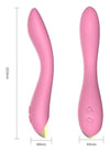 Vibrator punctul G FLAMINGO cu 9 moduri de vibratii si incarcare USB, flexibil, silentios, silicon premium, roz SOLLUXE® Every box holds joy-unbox it!