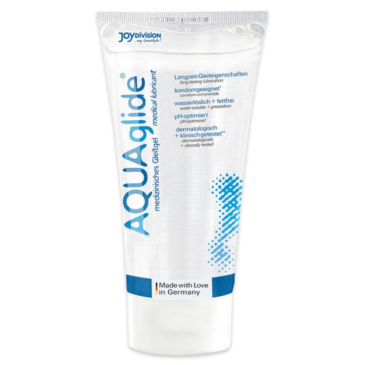 Lubrifiant AQUAglide Premium Gel Original, pe baza de apa, pentru lubrifiere de lunga durata, Joydivision, 50 ml