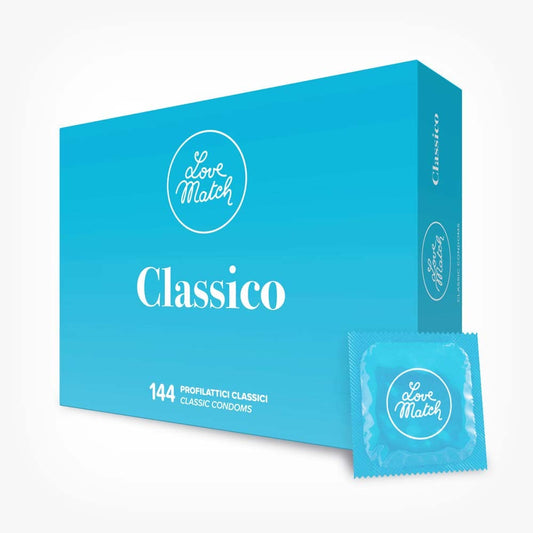 Prezervative profesionale Love Match Classico, senzatie naturala si confort, 144 buc