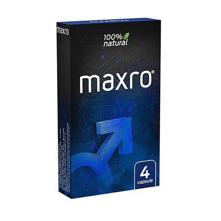 Capsule MAXRO pentru imbunatatirea performantelor sexuale, cresterea apetitului sexual si erectie, pentru barbati, 4 capsule