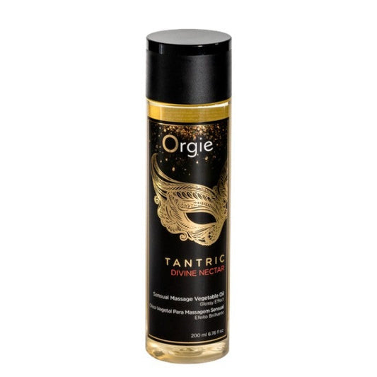 Ulei pentru masaj ORGIE Sexy Therapy Divine Nectar – formula naturala cu ulei de argan, aroma de rodie si vin alb, 200 ml
